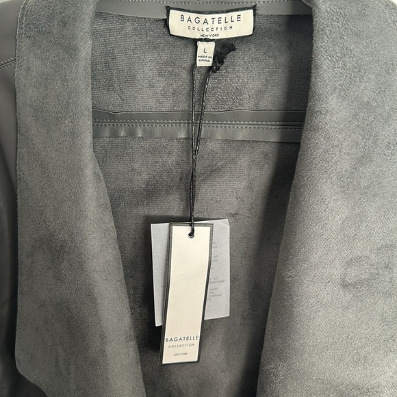 Bagatelle Collection New York Gun Metal Jacket Size Large. - Picture 2 of 4